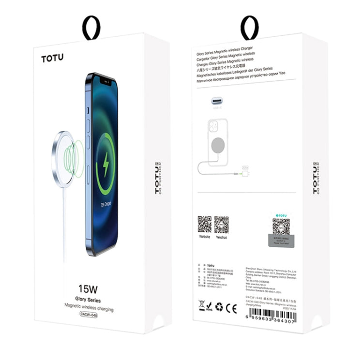 TOTU Magnetic Wireless Charging 15W (CACW-048)