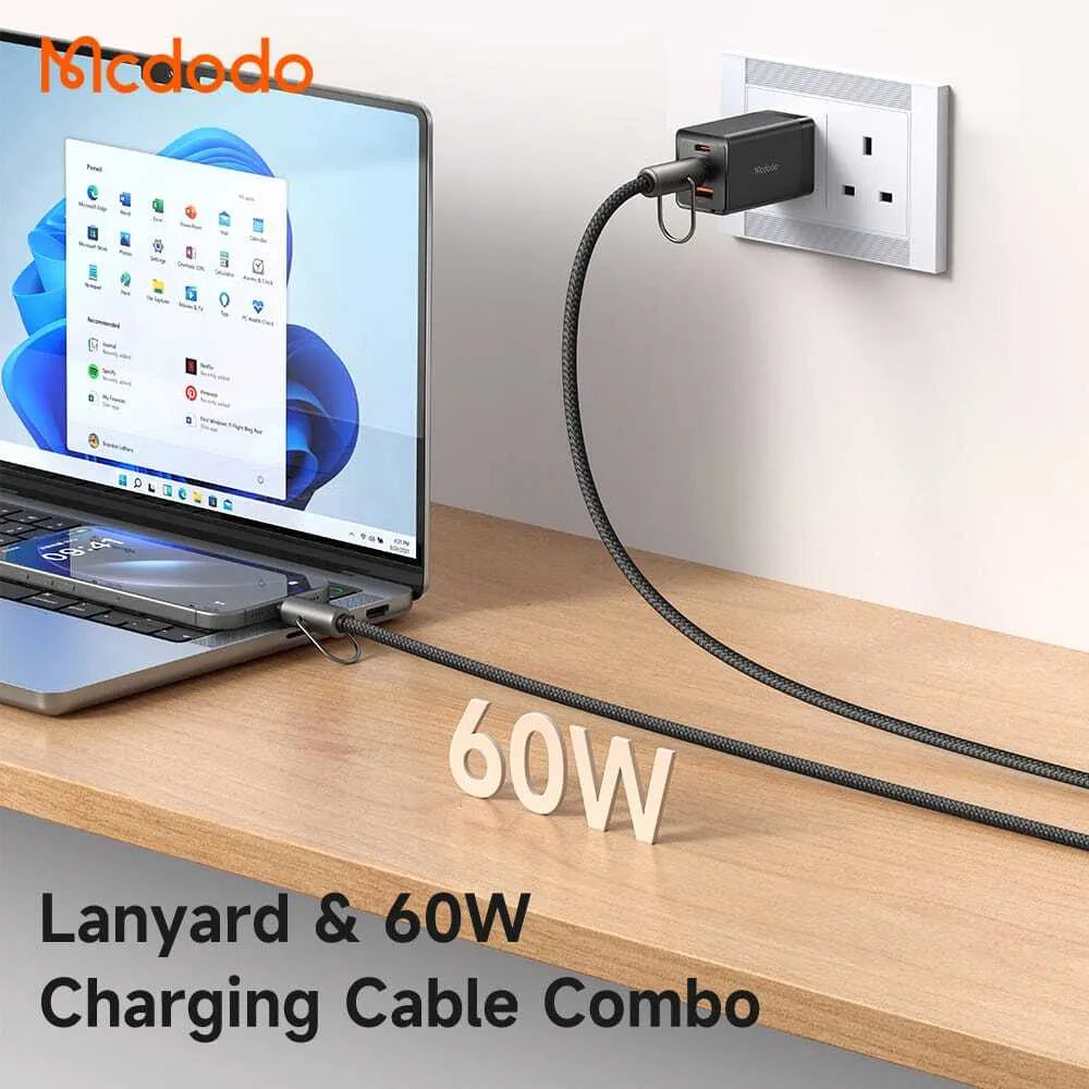 MCDODO 36W 2-IN-1 Charging Crossbody phone Lanyaed(CA-682)