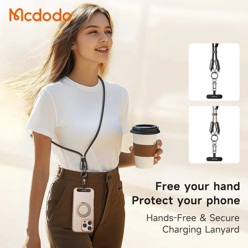 MCDODO 36W 2-IN-1 Charging Crossbody phone Lanyaed(CA-682)