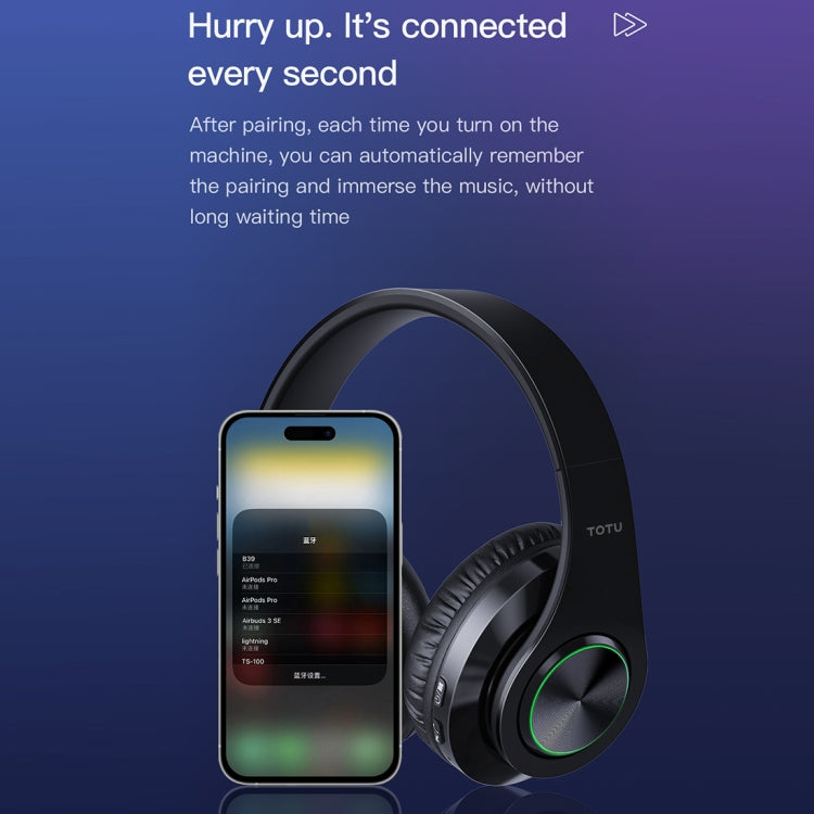 TOTU Wireless smart headset (B39)